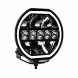 7" LED Halo Driving Light - Amber or White DRL - 108Watt 9600Lumen - LED Global