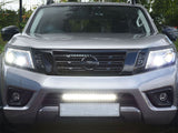 Lazerlamps Grille Kit - Nissan Navara Lower Grille (2014-2021) 18" Slimline Driving Light