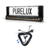 Apex S500 Number Plate LED Light Bar with Amber or White DRL - 8948Lumen Range 572Metres - PURELUX (Includes Wiring Harness)