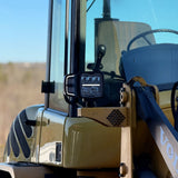 Purelux Blizzard Teleporter / Telehandler LED Headlight Pair - Horizontal or Vertical Mount Amber or White Parking Light (Heated Lens)