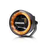 Front Fog Light with White or Amber Parking Light - PURELUX F330 - 9cm / 3.5"