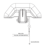 Purelux Flash Halfbar / Corner Strobe - 12/24V / 30W / 220mm