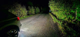 Purelux Radar Reverse Light with Red Tail Light / Marker - 9 cm / 32Watt / Wide Beam