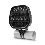 Black Bar Clamps for Spot Lamp / Lighbar - Available Sizes 60 / 63 / 70 / 76mm(3")