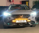 WRC Number Plate Mounting Bracket for 4 Spot Lights or Light Bars - Purelux