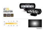 Lazerlamps Grille Kit - Toyota Land Cruiser 250 (2024+) 2x ST4 Evolution High Performance LED lights
