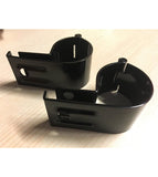 Spot Lamp / Lighbar Bar Clamps - Black - Pair