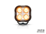 Lazerlamps UTILITY-50 LED Work Light with Amber Beacon & Red Tail Light