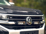 Lazerlamps Grille Kit - VW Amarok (2023+) 2x Triple-R 750 Lightbars with White or Amber Position Lights