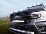 Lazerlamps Grille Kit - Ford Ranger Wildtrax (2023+) TRIPLE-R 1250 Lightbar with White or Amber Position Lights