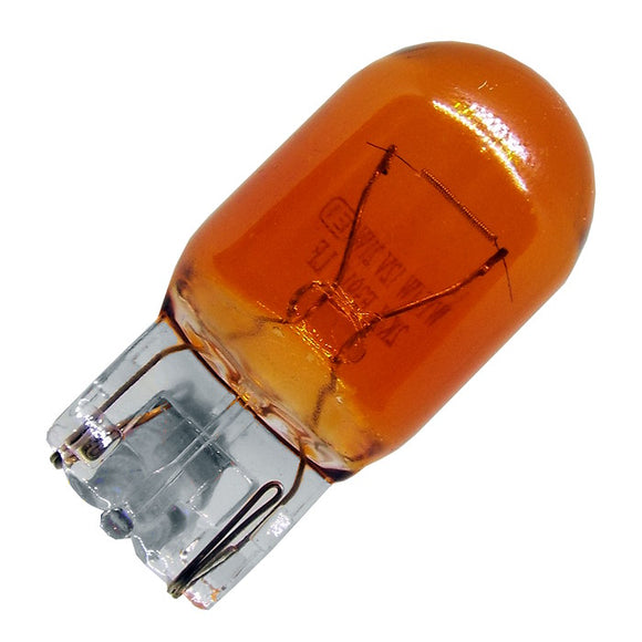 Large Capless Wedge 21w Bulb Amber