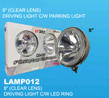 8" Van / 4x4 A-Bar Lamps with Angle Eye LED Halo (Pair)