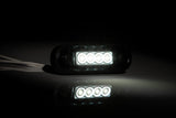 Smoked Bar or Surface Mount 4LED Marker Lamp (Flat Back for easy fit) Available in White / Amber / Red **NEW Product**