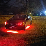 Car Under Glow Kit - 4x Flexible LED Strip Light Strips - Phone App Control