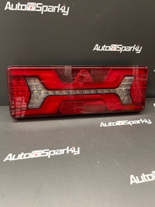 LED Tail Light with Reflector Triangle - Pair (Left & Right) - LED Gobal