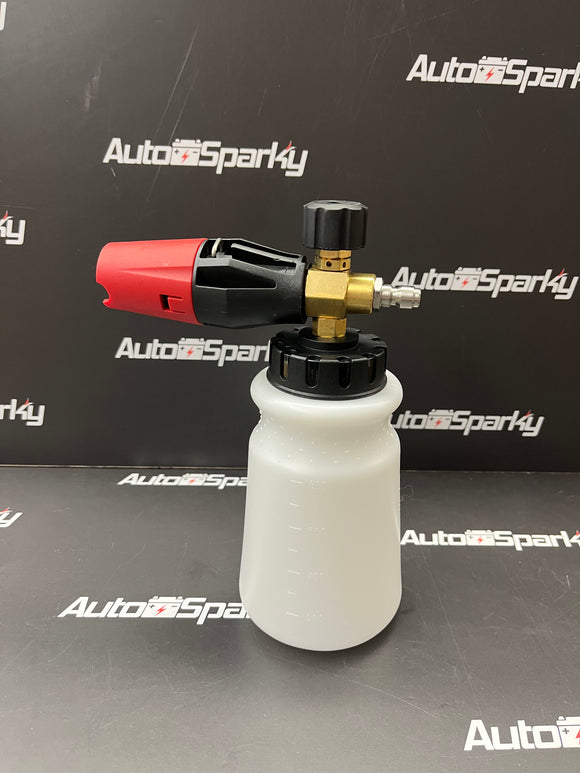 thumbnail image 2 of SMART TECH CAR CARE Premium Snow Foam Lance Blaster - Wide Bottle 1L For Nilfisk Pro Quick Release 2 of 6