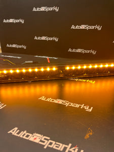 20" 12000Lumen 150Watt LED Driving Bar with White Position & Amber Strobe Function - LED Global
