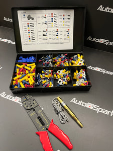 380pcs Pre Insulated Terminal Kit complete with Crimping Tool and Electrical Tester