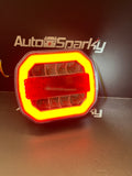 Compact LED Neon Tail Light Pair