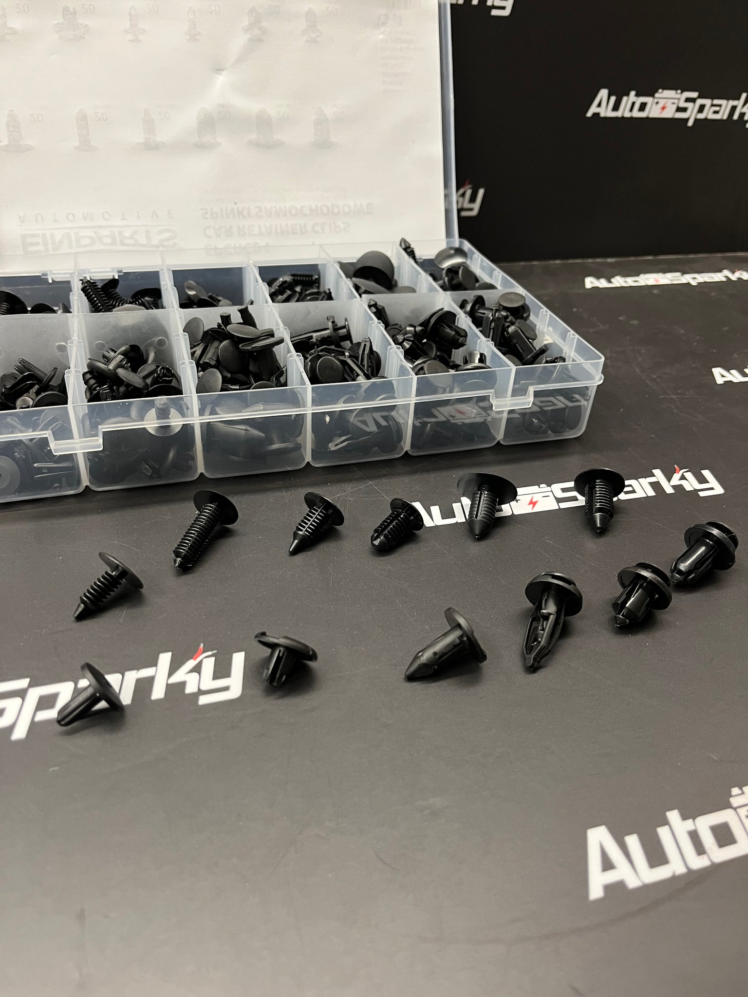 Auto Retainer 240 Piece Assortment Auto Retainer Clips / Fasteners – Auto Sparky