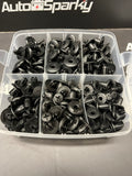 630 Piece Assortment Auto Clips / Pins / Fasteners with Removal Tools