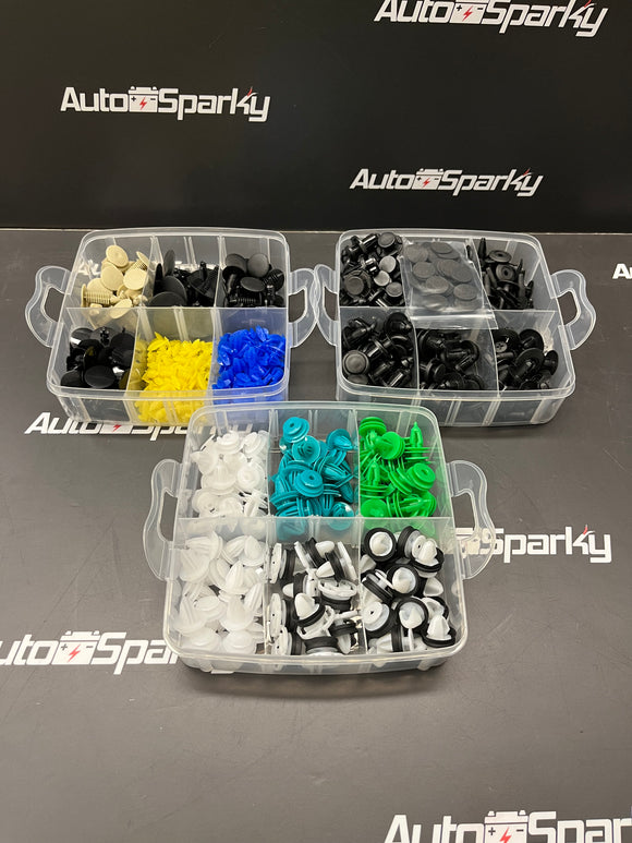 500 Piece Assortment Auto Clips / Pins / Fasteners