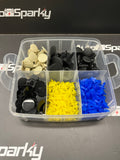 500 Piece Assortment Auto Clips / Pins / Fasteners