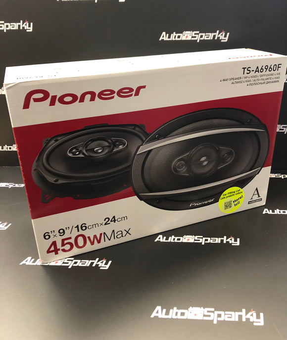 Pioneer 6x9” 450Watts 4-way Coaxial Speakers