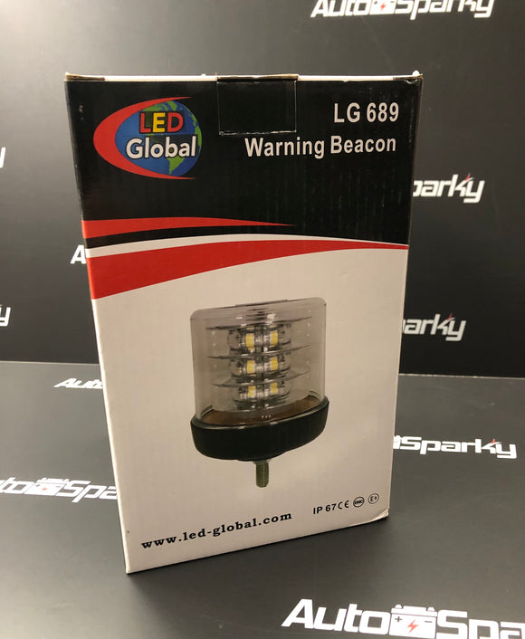 LED One Bolt Beacon Clear Lens - LED Global