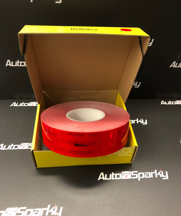 Red Reflective Tape 50mm X 50m