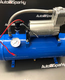 Air Compressor With 6L Tank - 12v - 150PSI/8 Bar (Ideal for use with Air Horns / Turkish Whistles)