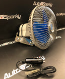 6" Oscillating Cab Fan (Bolt On) Lighter Plug or Hardwire - Sparex