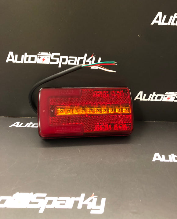 Compact LED Tail Light Pair - Dynamic Indicator - Neon Taillight