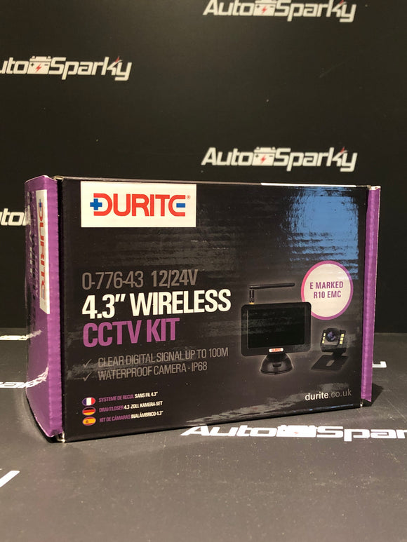 Durite 4.3” Wireless Camera System