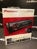 Pioneer MVH-S320BT **BLUETOOTH PHONE KIT** Ideal for use with Android Phones(SHALLOW / SHORT CHASSIS RADIO ideal for Tractors & Diggers but will fit Cars, Vans, 4x4, etc.)