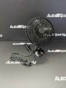 5.5" Cab Fan with Suction Cup Mount - Lighter Plug