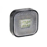 Square LED Marker Lights - Available in White, Amber or Red