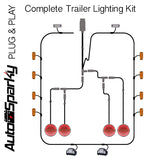 Complete Trailer Lighting Kit 8 - Plug & Play - Available Lengths 6m, 9m & 12m