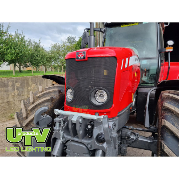 Massey Ferguson Round LED Headlight Pair - UTV Products