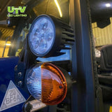 90W 7200Lumen Round LED Work Light - Valtra / Claas - UTV Products