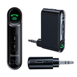 Wireless Rechargeable Bluetooth AUX Audio Receiver - Hands Free 3.5mm Jack
