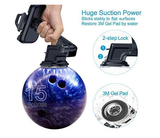 360° Adjustable Phone Holder - Windshield Suction Cup, Airvent & Dashboard - Fits 3.5" to 6.5" Smartphones